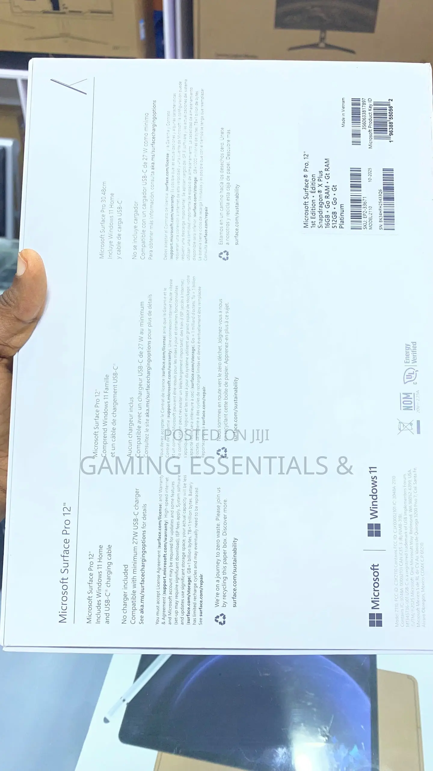 New Microsoft Surface Pro 16GB Qualcomm Snapdragon X Plus SSD 512GB