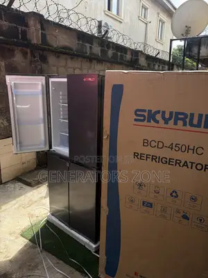 SkyRun 450L Modern 4-Door Side-by-Side Refrigerator