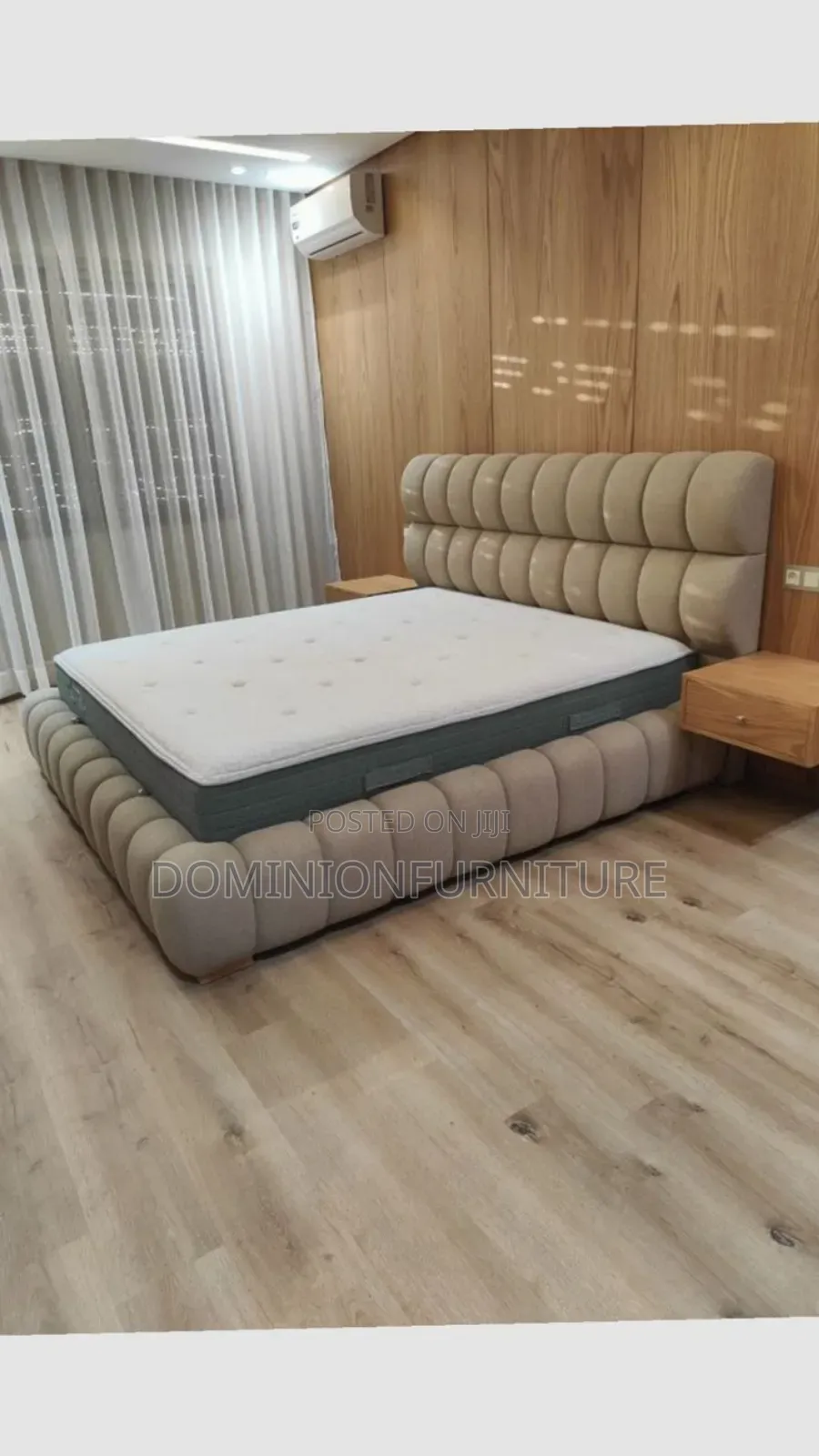 Tufted Bed Frame With 2 Side Drawers.
[Available*: 4.5ft, 6x6ft
-