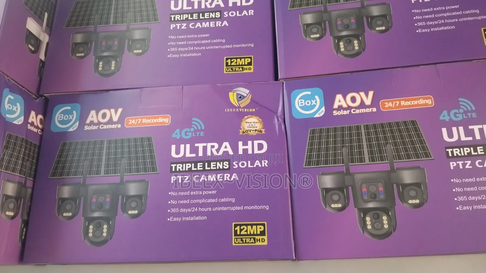 TRIPLE LENS Solar Camera PTZ UBox Pro