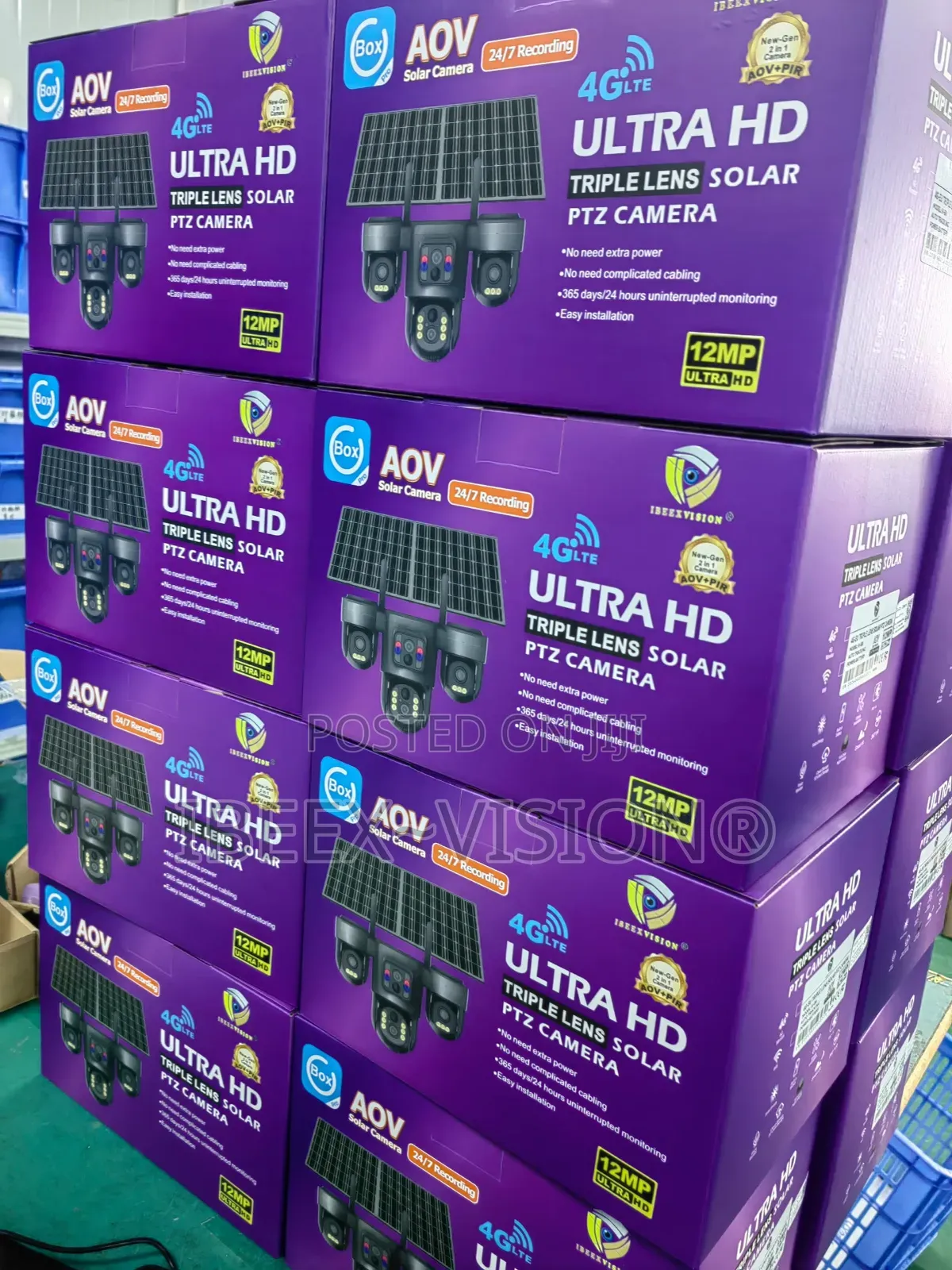 TRIPLE LENS Solar Camera PTZ UBox Pro