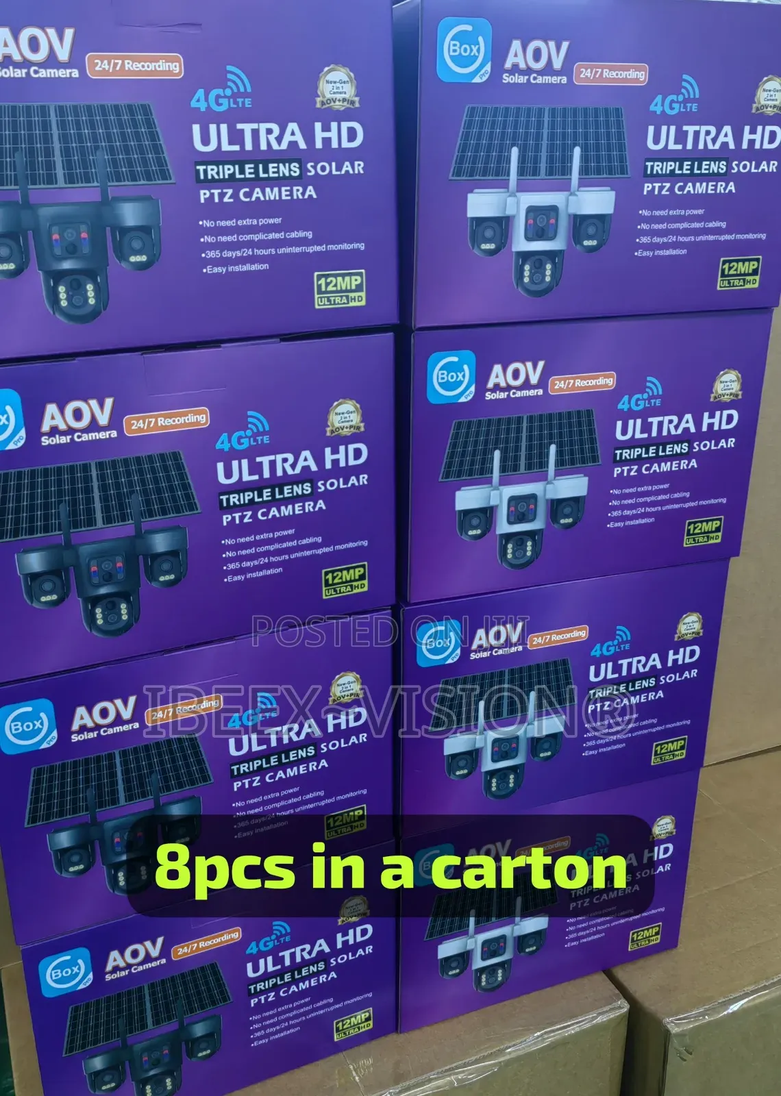 TRIPLE LENS Solar Camera PTZ UBox Pro