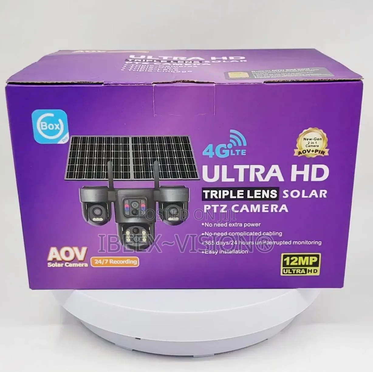 TRIPLE LENS Solar Camera PTZ UBox Pro