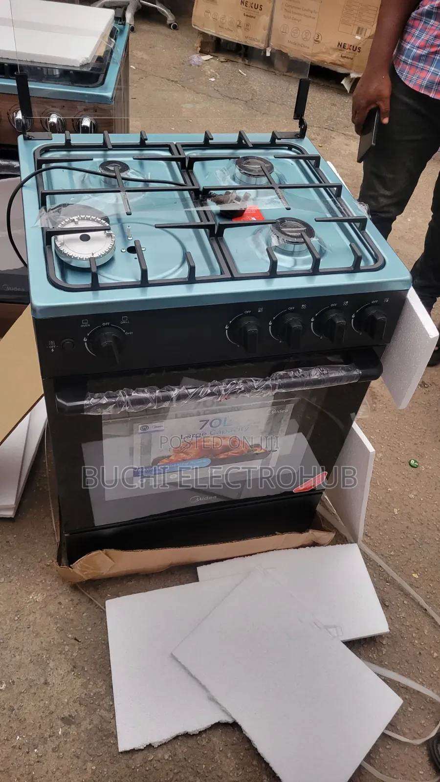 Midea Electric Auto Ignition With Inbuilt Oven and Grill