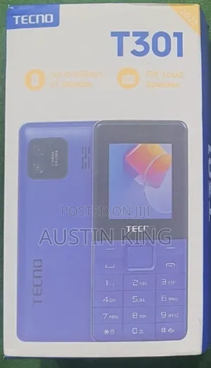 New Tecno T301 Blue