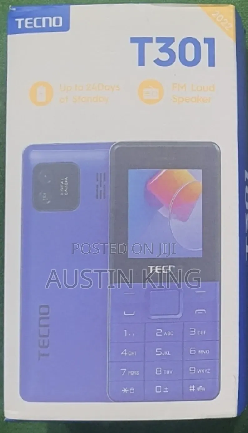 New Tecno T301 Blue