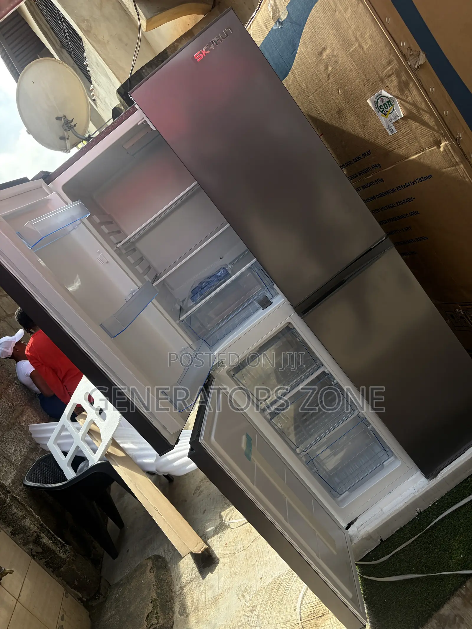 SkyRun BCD-450HC 450L Side-by-Side Multi-Door Fridge