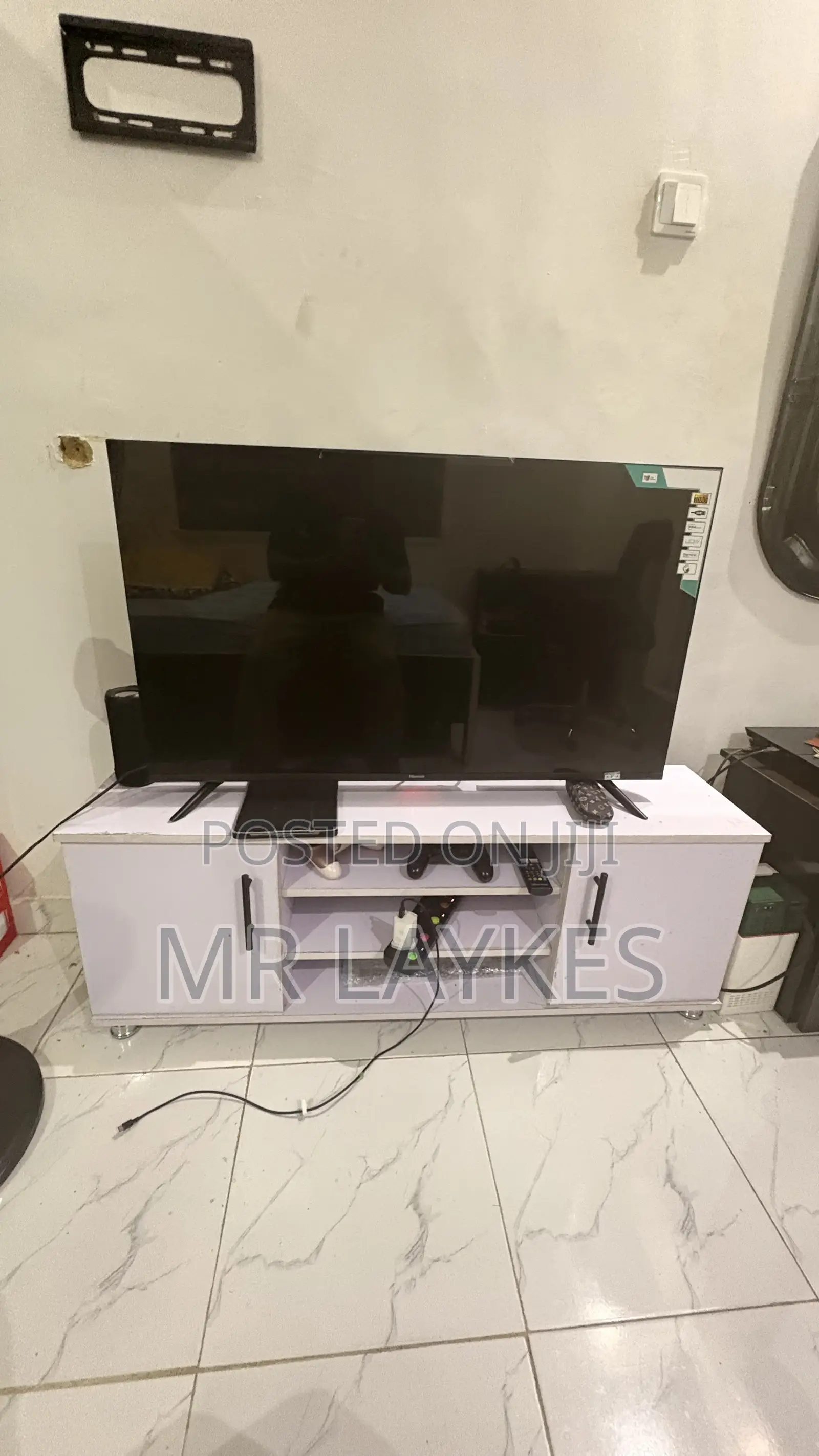 White TV Stand