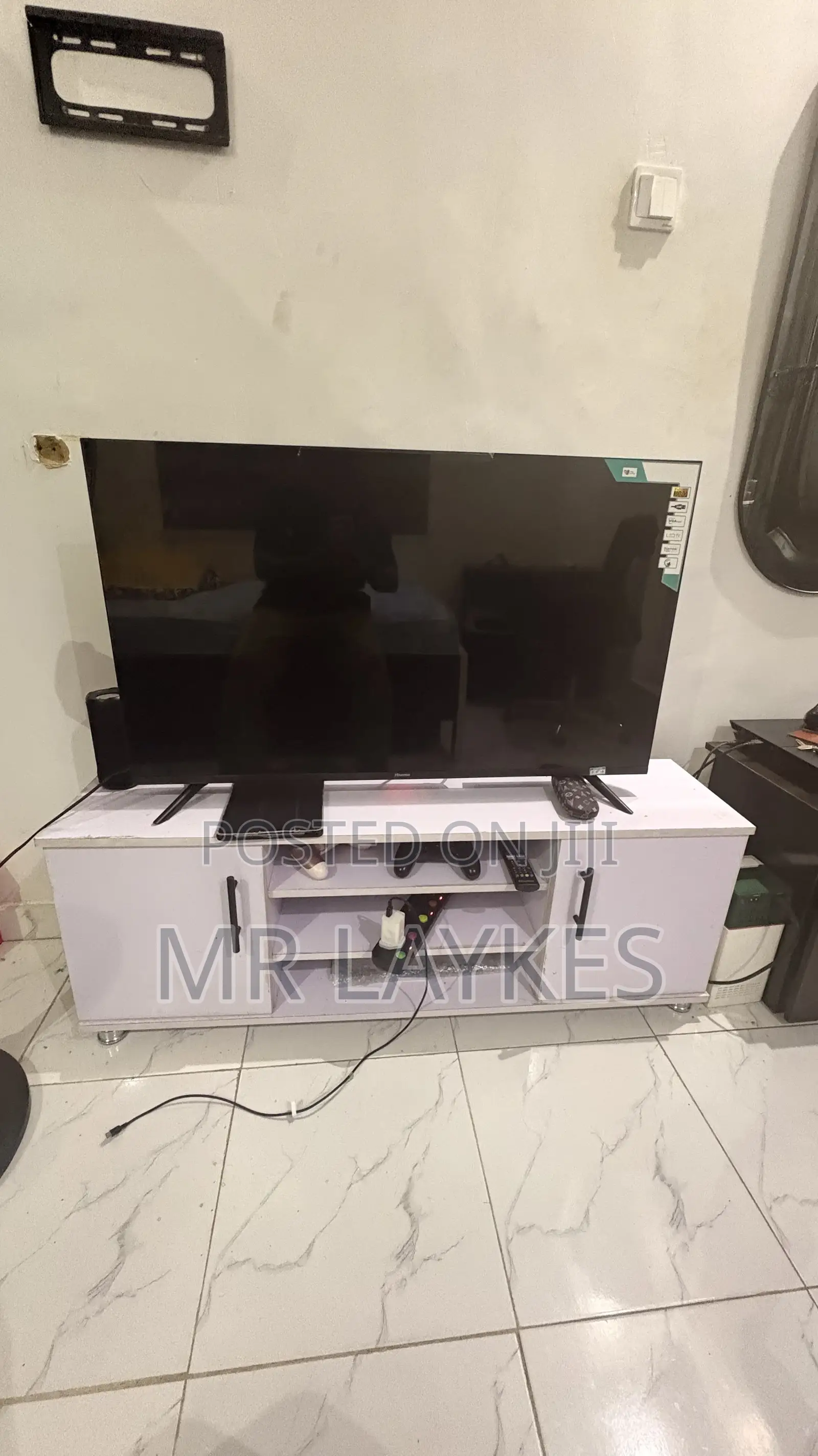 White TV Stand