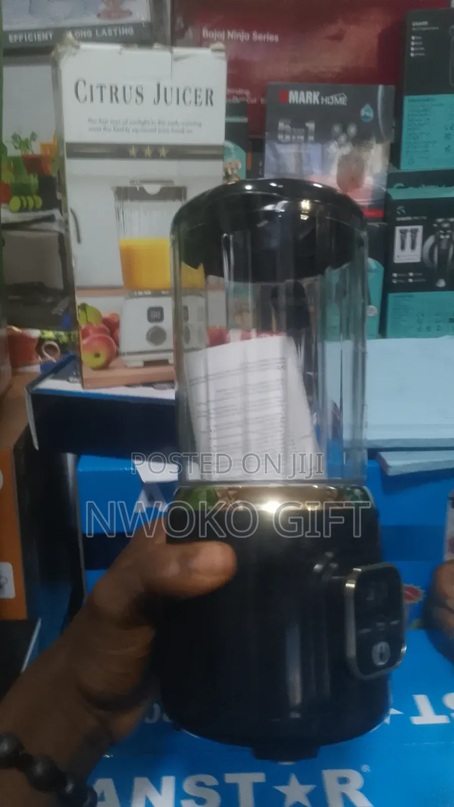 Portable and Rechargeable Double Knife Blender