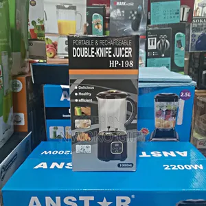 Portable and Rechargeable Double Knife Blender