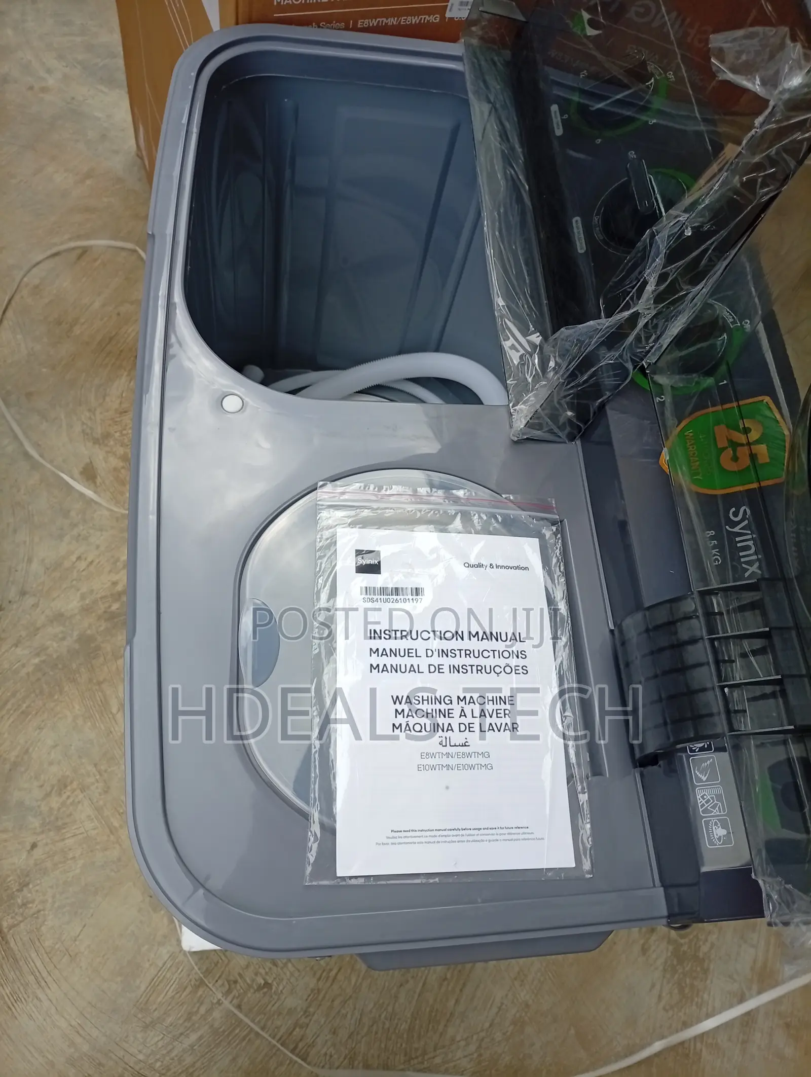 SYNIX 8KG Washing Machine – Convenient Top Loading