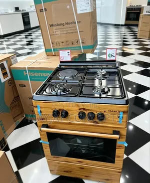 Maxi 60x60 3b+1p Free Standing Gas-3burners●1hotplate With Large Oven