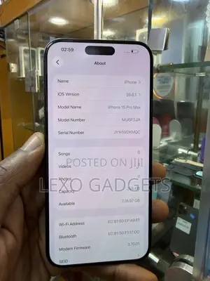 Apple iPhone 15 Pro Max 256 GB Black