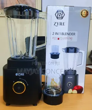ZYRE 2-in-1 Blender 450W 1.5L With Grinder Smart Electric Blender