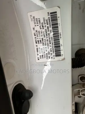 Honda Accord 2013 White