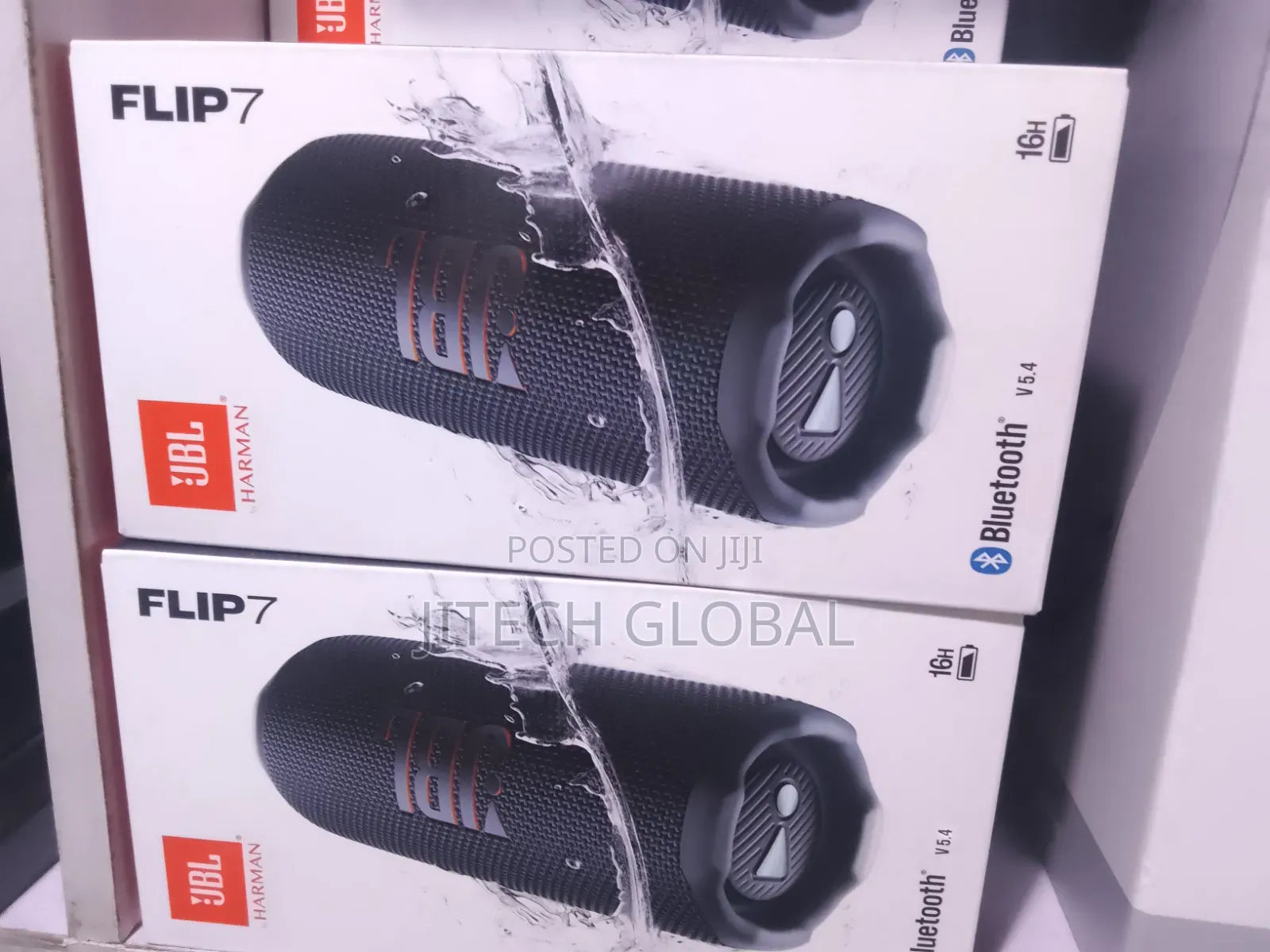 JBL Flip 7 Bluetooth Speaker Black