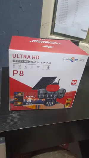 Solar PTZ Camera P9 Edition – Ultra HD Triple Lens