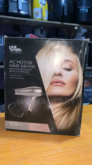 Phil Smith 2200 Watts Hair Dryer With Concentrator Nozzle and Difuser