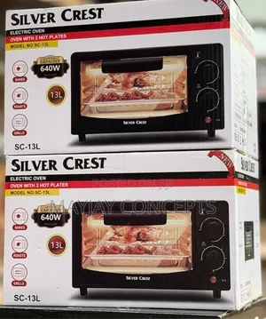 SILVER CREST SC-13L 13L Electric Oven With 2 Hot Plates 640W