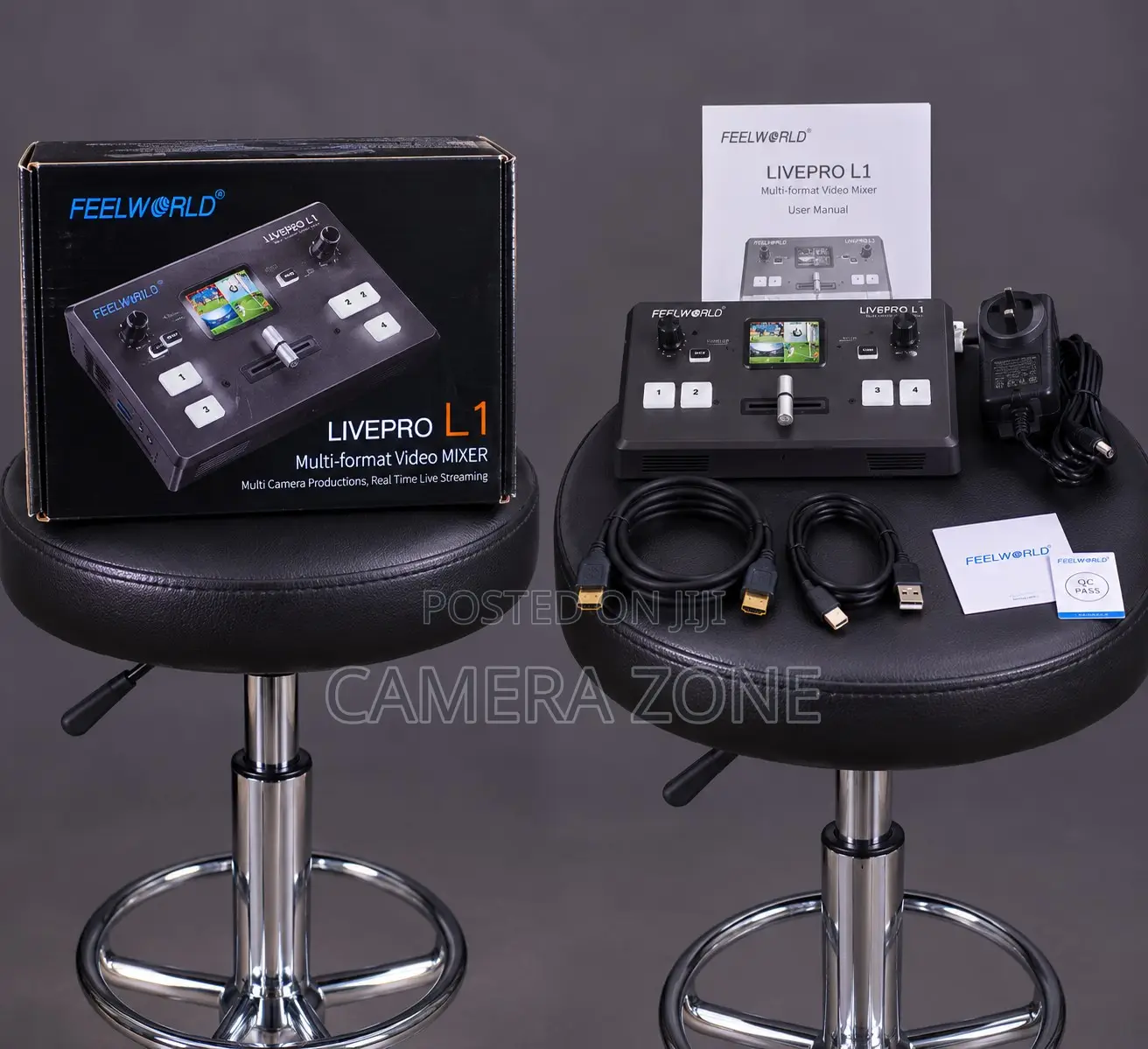 FEELWORLD LIVEPRO L1. Multi-Format Video Mixer for Real Time Live STR