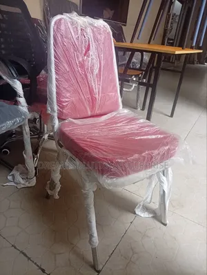 Quality Imported Red and Blue Church Chair