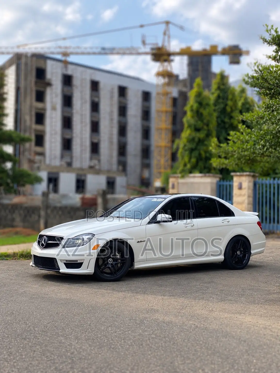 Mercedes-Benz C63 2014 White