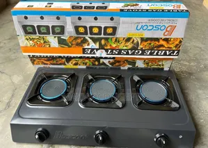 BOSCON 3-Burner Table Infrared Gas Stove – Strong Efficient Cooker