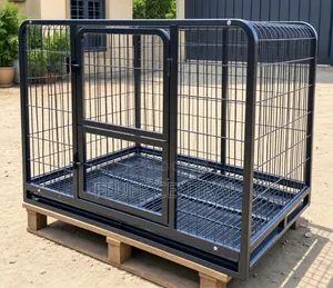 Curved Heavy Metal Cage With Tyre 125L*95W*105cm