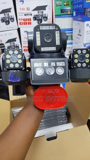 Solar Camera With Physical Speaker