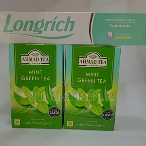 Mint Green Tea and Longrich Toothpaste(it Fights Morning Breath)