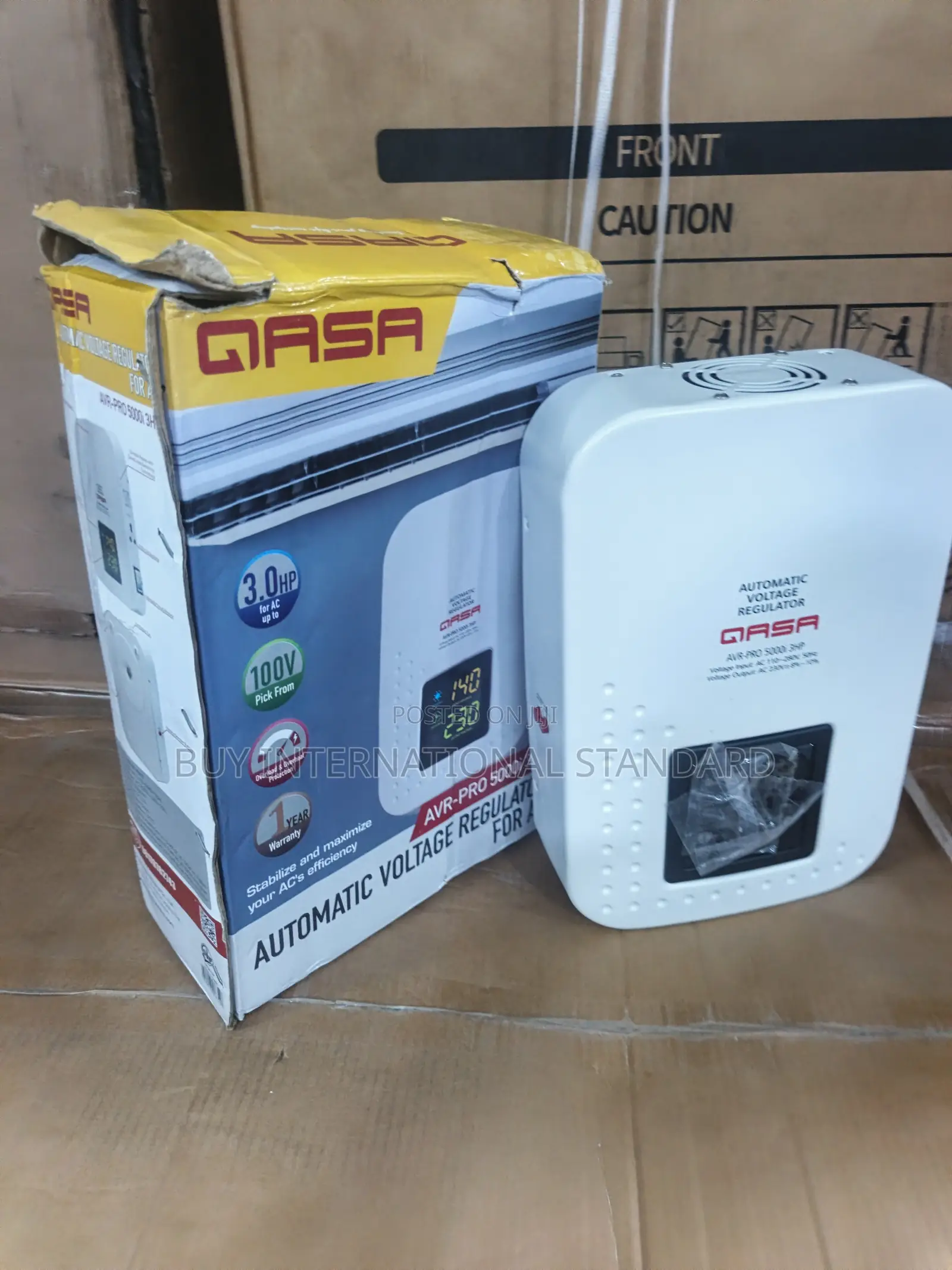 Qasa 5kva Heavy Duty Voltage Stabilizer for Home Office