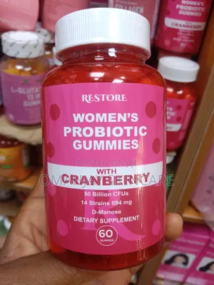 Restore Women's Probiotic Gummies With Cranberry.
