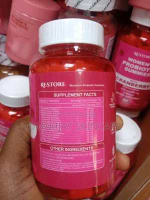 Restore Women's Probiotic Gummies With Cranberry.