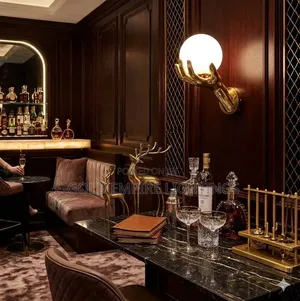 Luxury Gold Deer Wall Light – Modern Decorative LED Wall Lamp