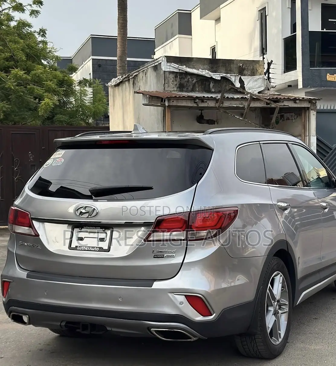 Hyundai Santa Fe Limited Ultimate AWD 2017 Gray
