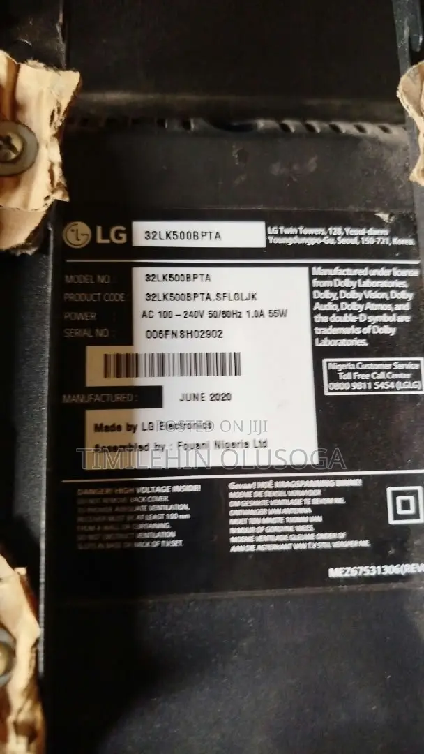 LG Non-Smart TV