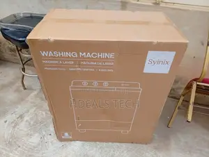 SYNIX 8KG Automatic Laundry Machine – Powerful Washing