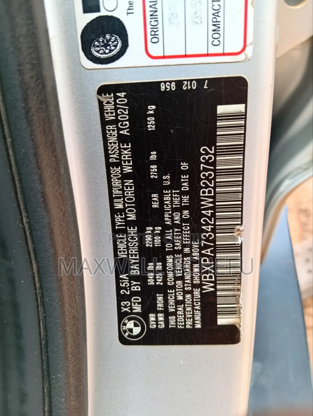 BMW X3 2004 Gray
