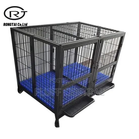Collapsible Heavy Metal Cage With Double Door N Tyre