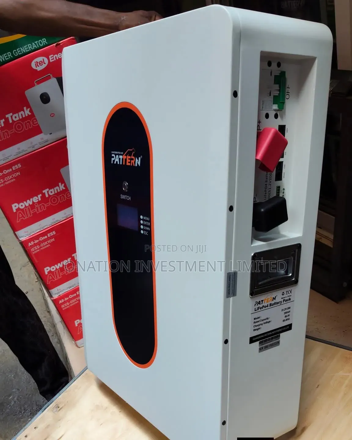 10kWh 48v Pattern Lithium Battery – Strong Backup