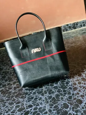 Amat Vogue Handmade Black Tote Bag