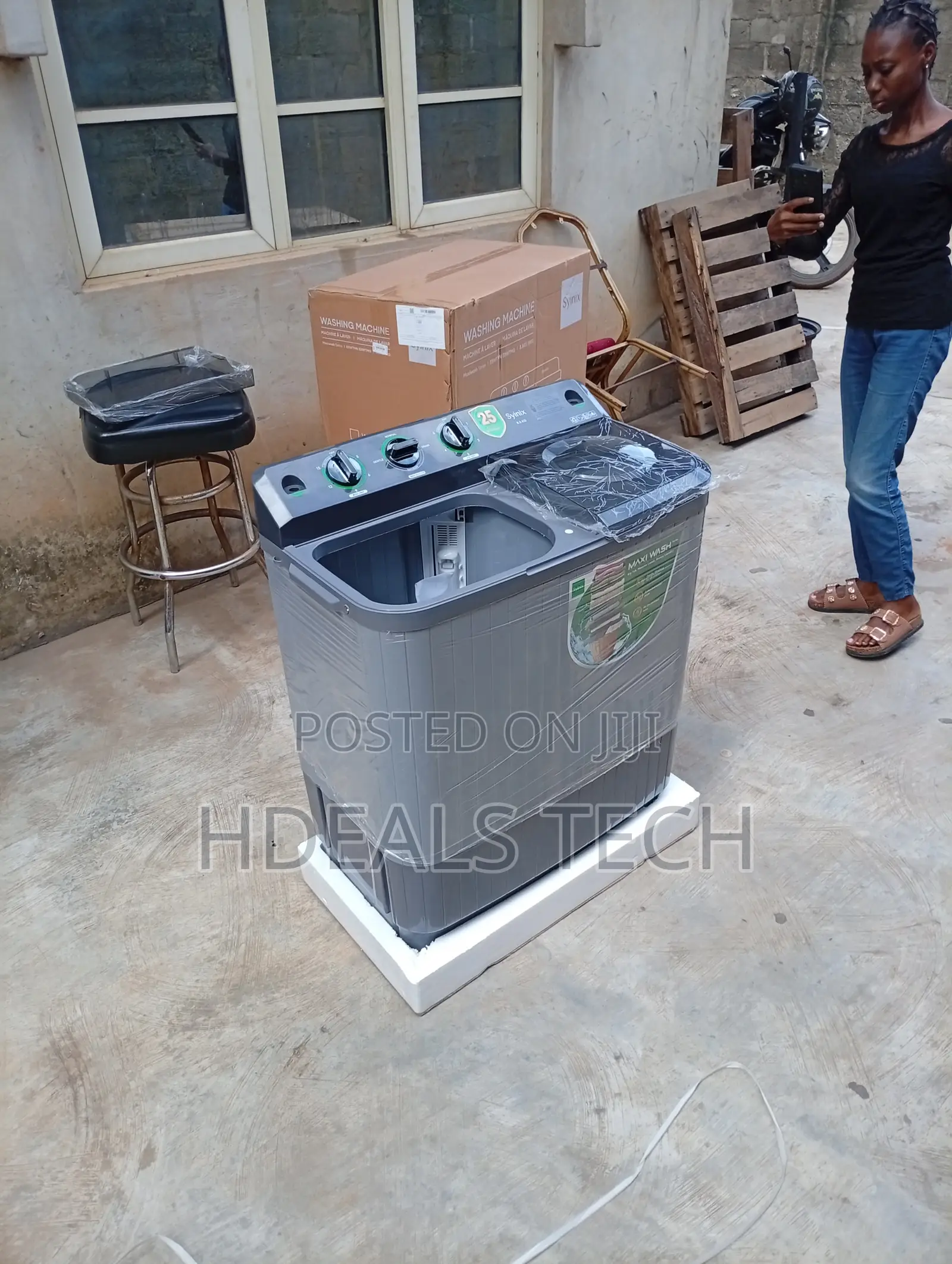 SYNIX 8KG Clothes Washing Machine
