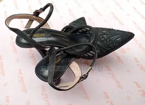 GK Pointed Toe Slingback Heels
