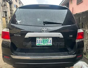 Toyota Highlander Limited 2012 Black