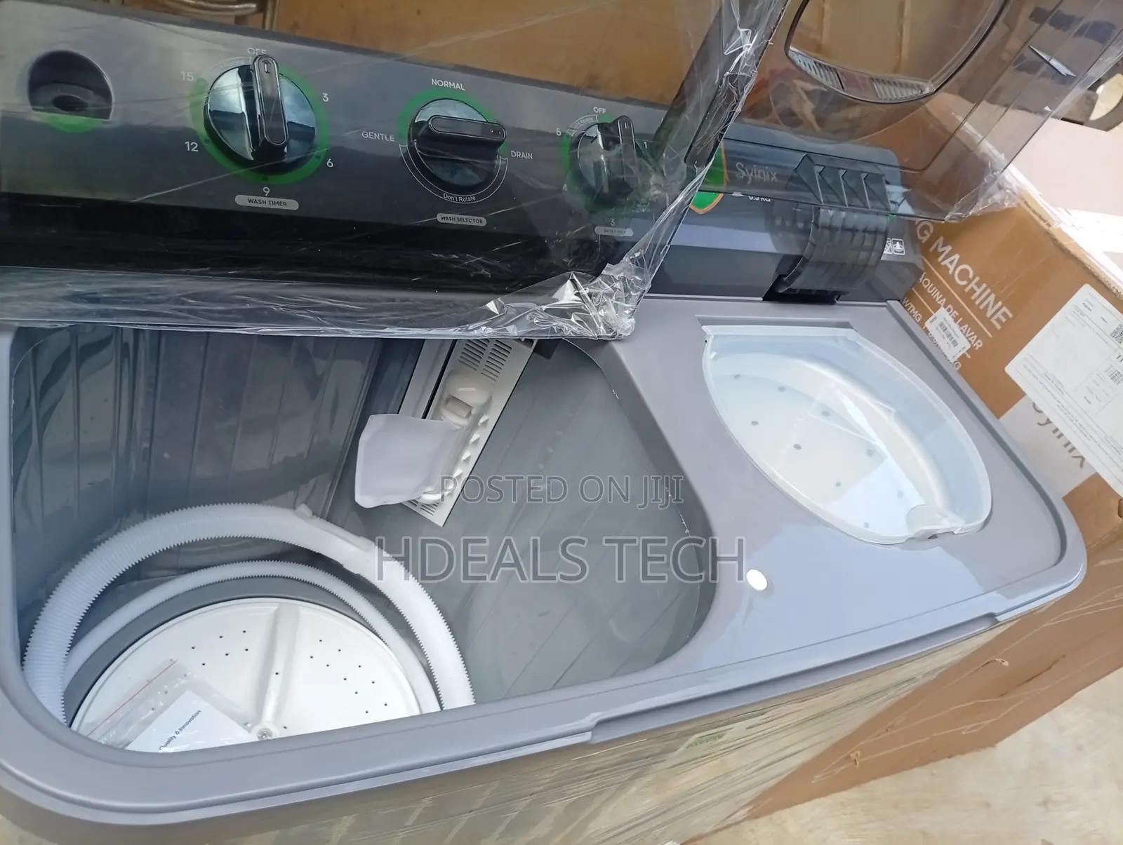 SYNIX 8KG Laundry Washing Machine – Spacious Drum