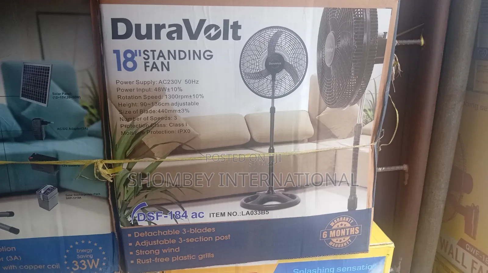 Duravolt 18" Standing Fan