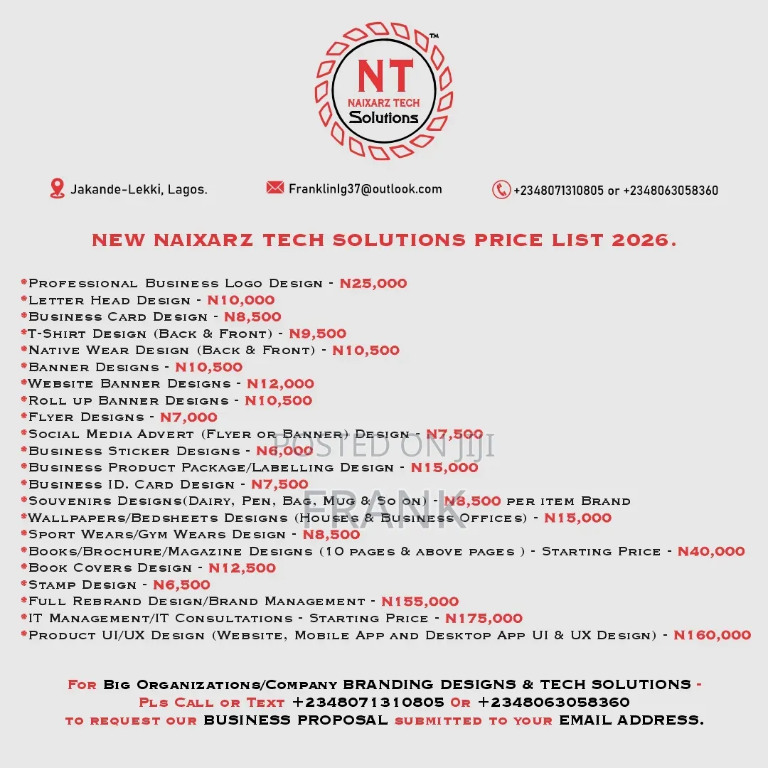 NAIXARZ TECH SOLUTIONS (Branding Creative Design & IT Solutions)