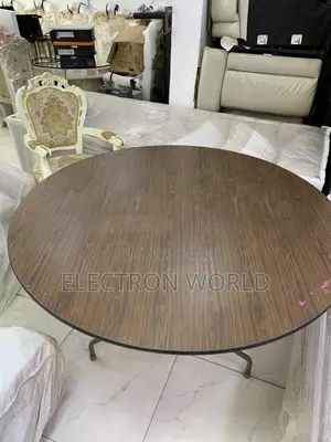 Big Round Wooden Table
