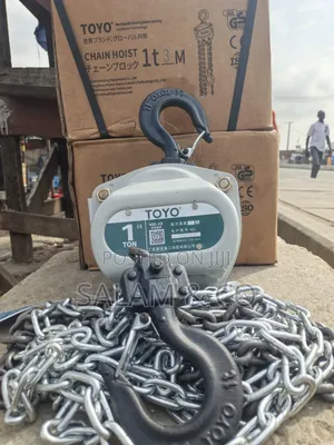 1 Ton TOYO Chain Block - Heavy Duty Manual Lifting Hoist